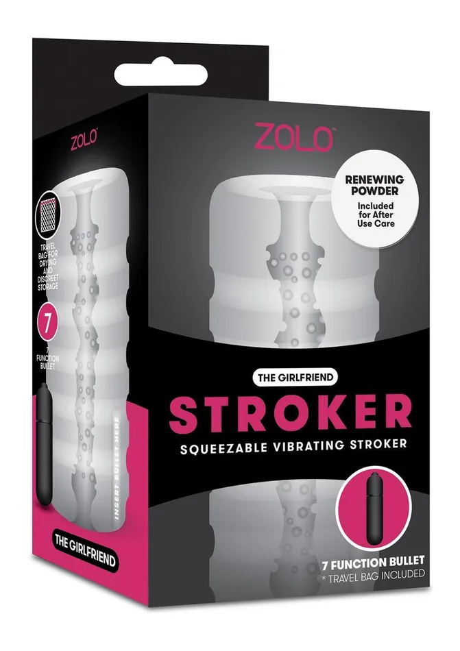 Male Sex Toys Zolo ZOLO The Girlfriend Stroker Squeezable Vibrating Masturbator with Bullet Male Sex Toys Zolo ZOLO The Girlfriend Stroker Squeezable Vibrating Masturbator with Bullet