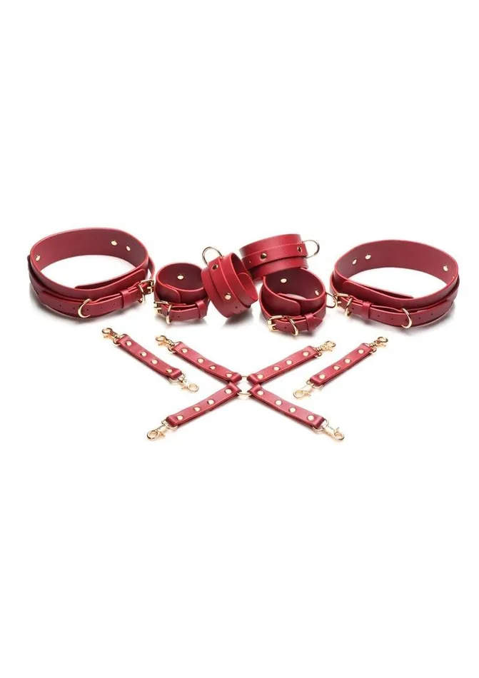 Master Series Crimson Tied Male Sex Toys Master Series Crimson Captive Thigh Wrist Ankle Hog Tie Restraints Master Series Crimson Tied Male Sex Toys Master Series Crimson Captive Thigh Wrist Ankle Hog Tie Restraints
