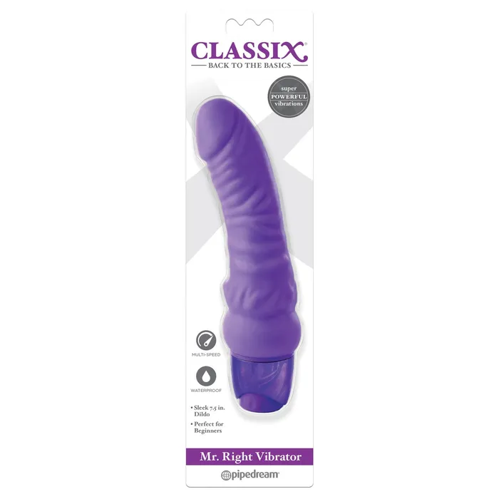 Mr Right Vibrator Purple Pipedream Vibrators
