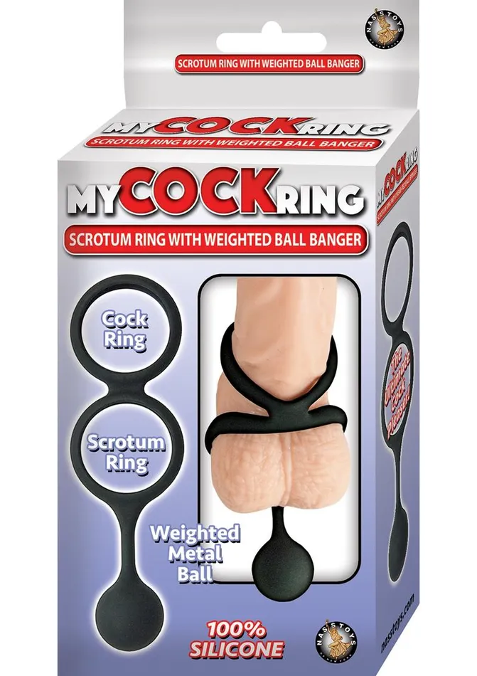 My Cock Ring Scrotum Ring with Weighted Ball Banger Silicone Cock Ring My Cockring Male Sex Toys My Cock Ring Scrotum Ring with Weighted Ball Banger Silicone Cock Ring My Cockring Male Sex Toys