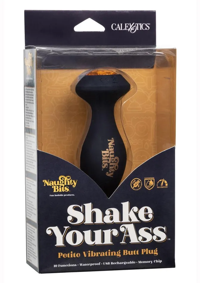 Naughty Bits Anal Naughty Bits Shake Your Ass Petite Vibrating Silicone Rechargeable Butt Plug