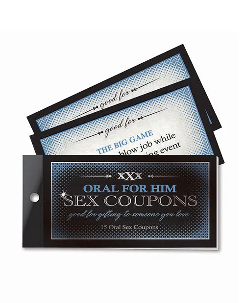 Oral Adventures for Him Sex Coupons Little Genie Productions LLC Male Sex Toys Oral Adventures for Him Sex Coupons Little Genie Productions LLC Male Sex Toys