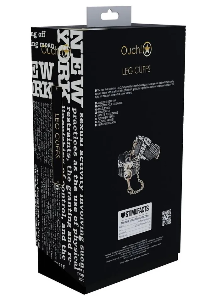 Ouch Couples Ouch Ny Collection Leg Cuffs