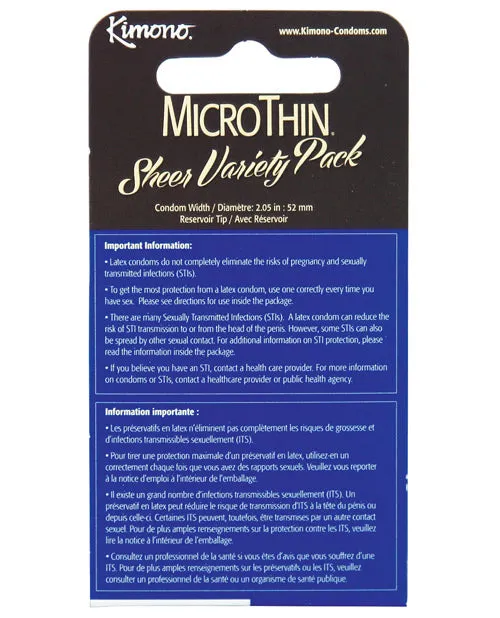 Paradise Marketing Enhancers Kimono Micro Thin Variety Pack