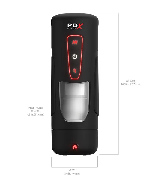 PDX Elite Milk Me Hotter Black Pdx Brands Vibrators