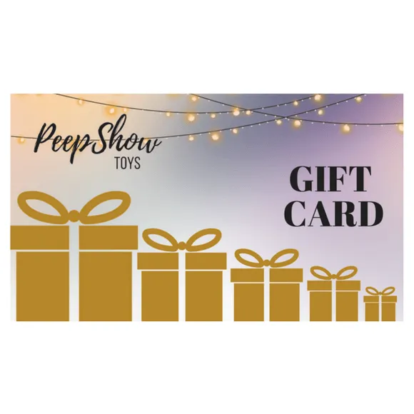 Peepshow Toys Vibrators Peepshow Toys Gift Card