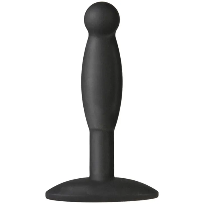 Platinum Premium Silicone Anal Platinum The Minis Smooth Med Black