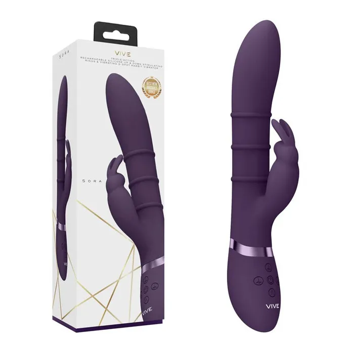 Shots Toys Vibrators VIVE Sora Purple