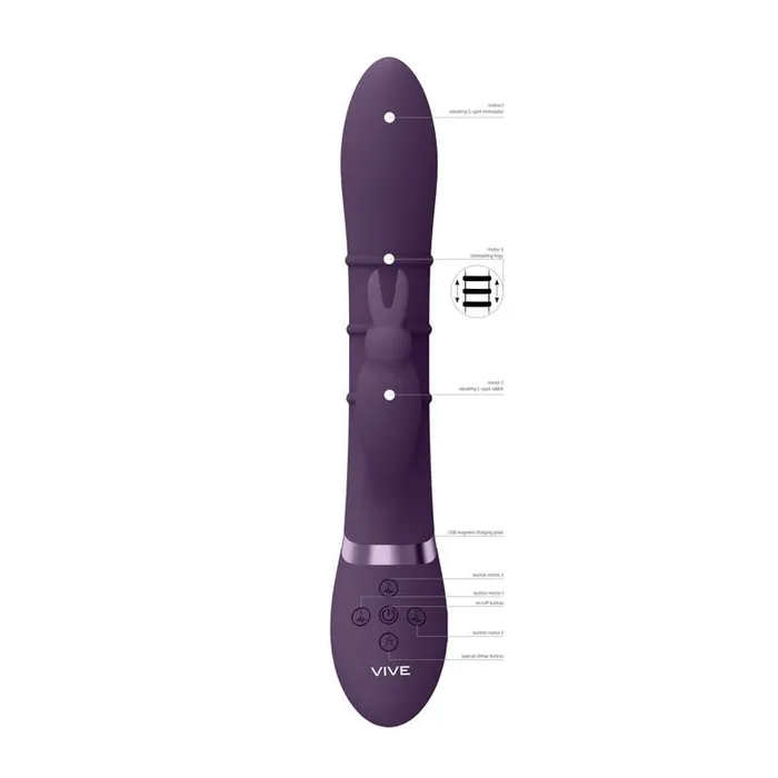 Shots Toys Vibrators VIVE Sora Purple Shots Toys Vibrators VIVE Sora Purple