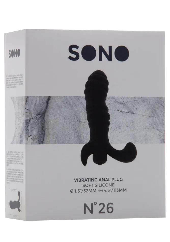 Sono No26 Vibrating Prostate Massager Black Shots Sono Anal