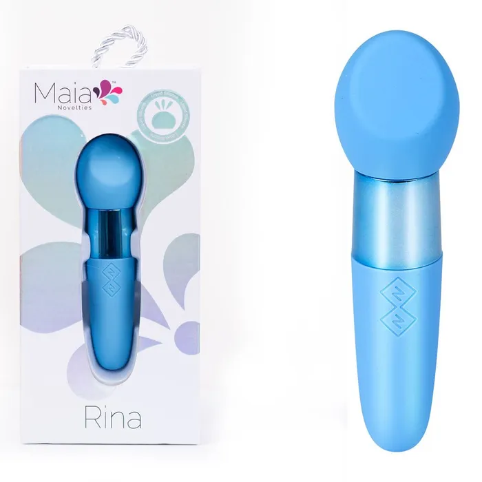 Vibrators Maia Toys Maia RINA Blue 133 cm USB Rechargeable Vibrator
