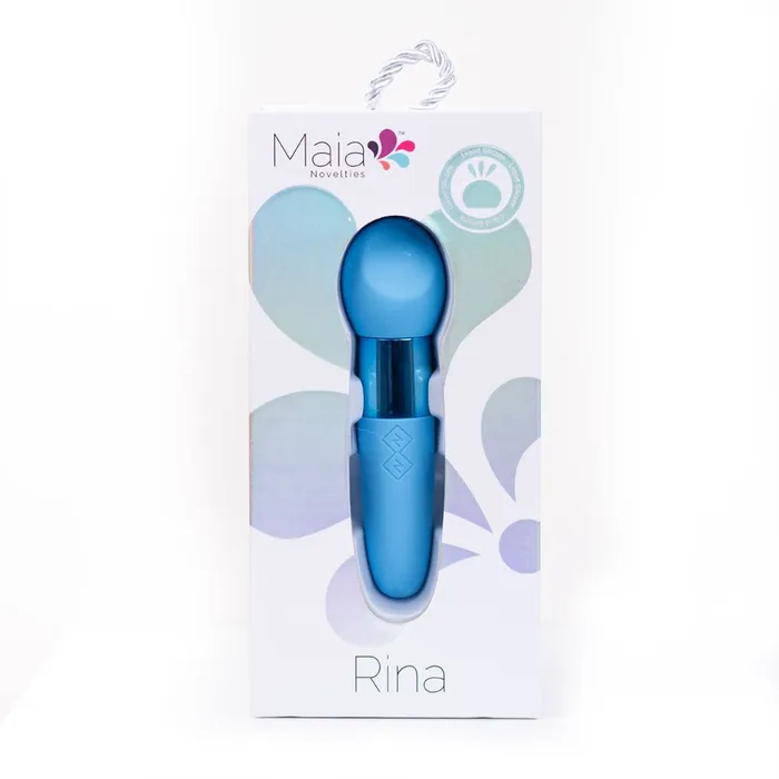 Vibrators Maia Toys Maia RINA Blue 133 cm USB Rechargeable Vibrator Vibrators Maia Toys Maia RINA Blue 133 cm USB Rechargeable Vibrator