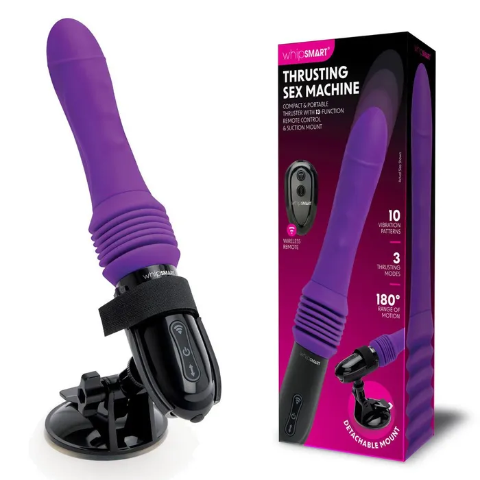 WhipSmart Female Sex Toys WhipSmart Thrusting Vibrator Sex Machine Purple 23 cm with Suction Mount WhipSmart Female Sex Toys WhipSmart Thrusting Vibrator Sex Machine Purple 23 cm with Suction Mount