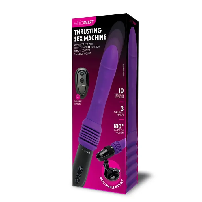 WhipSmart Female Sex Toys WhipSmart Thrusting Vibrator Sex Machine Purple 23 cm with Suction Mount WhipSmart Female Sex Toys WhipSmart Thrusting Vibrator Sex Machine Purple 23 cm with Suction Mount