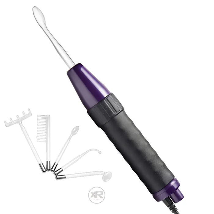 XR Brands Vibrators Zeus Deluxe Edition Twilight Violet Wand