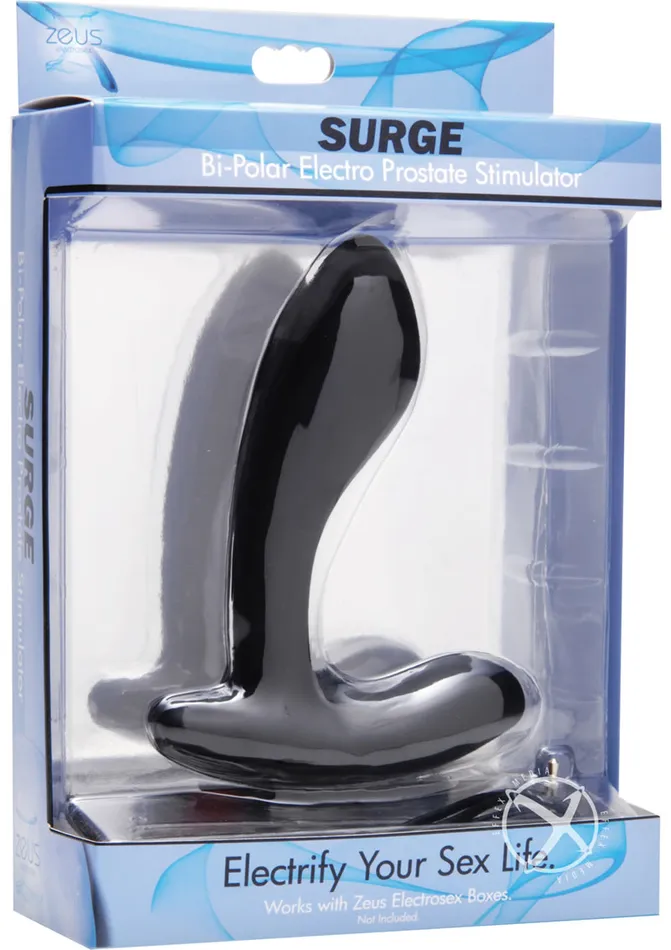 Zeus Electrosex Male Sex Toys Zeus Electrosex Surge BiPolar Electro Silicone Prostate Stimulator
