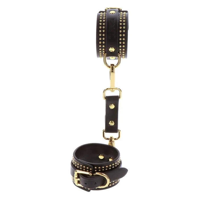 Anal Taboom Taboom Vogue Studded Ankle Cuffs Set Black Anal Taboom Taboom Vogue Studded Ankle Cuffs Set Black
