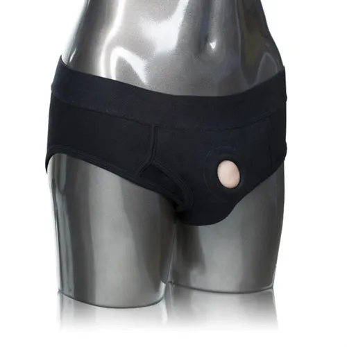 CalExotics Mens Underwear Packer Gear Brief Harness Largeextra Large Black
