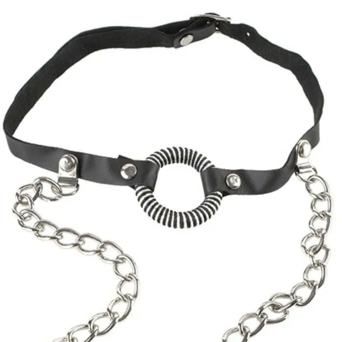 Couples HOL Fetish Fantasy ORing Gag With Nipple Clamps