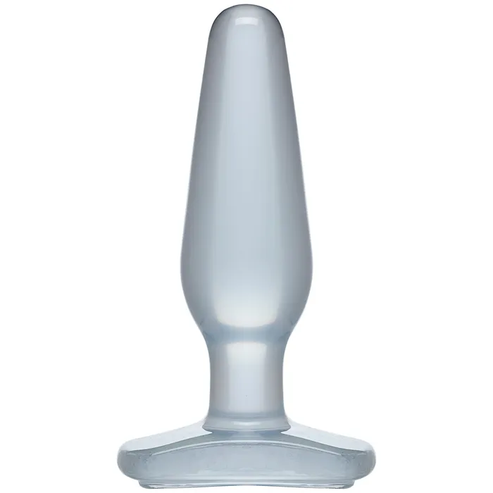 Doc Johnson Crystal Jellies Butt Plug Medium Clear Anal