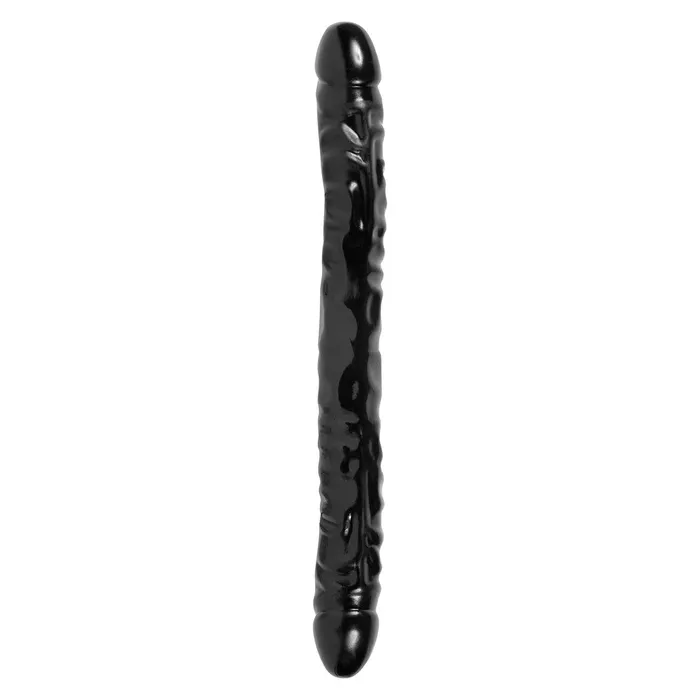 Doc Johnson Dildos Double Header 12 Inch Jr Veined Bender Dong Black