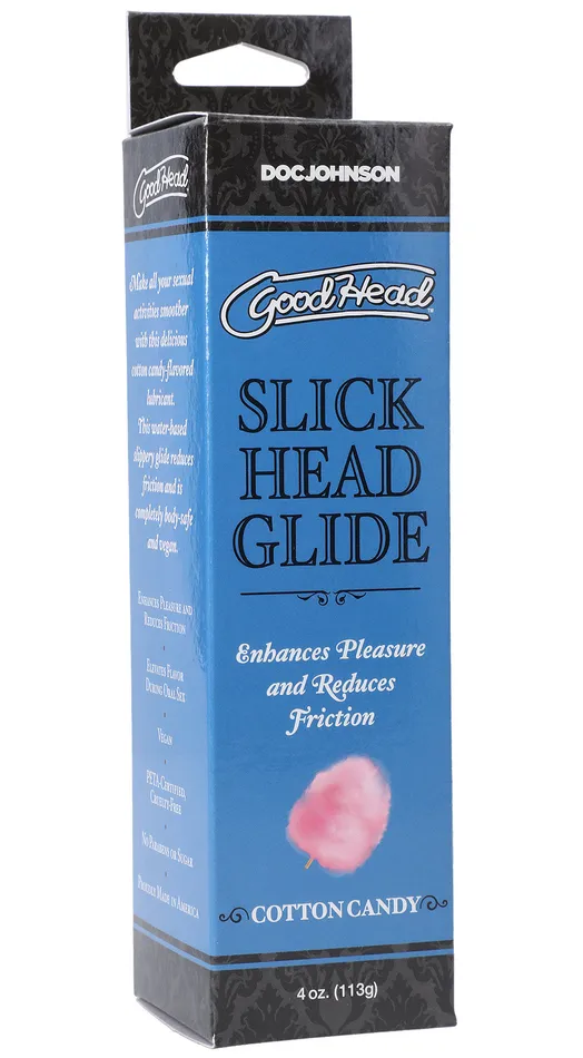 Doc Johnson Enhancers Goodhead Slick Head Glide Cotton Candy 4 Oz