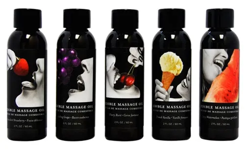 Edible Massage Oil 25 Count Display 2 Fl Oz Bottles Assorted Flavors Earthly Body Couples Edible Massage Oil 25 Count Display 2 Fl Oz Bottles Assorted Flavors Earthly Body Couples