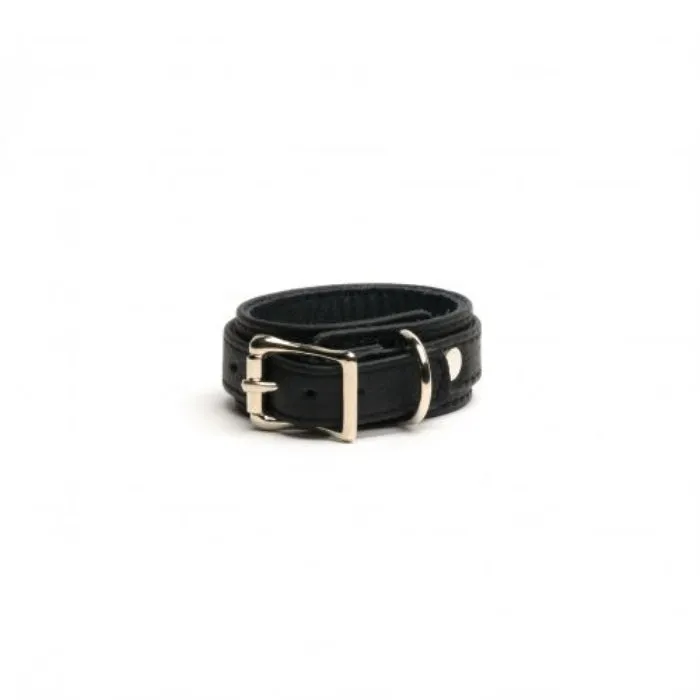 Female Sex Toys DUS Deluxe Leather Buckling Cock Strap