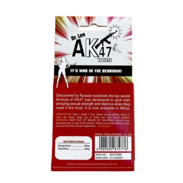 Female Sex Toys PIL AK47 Stimulating Pills for Men 3