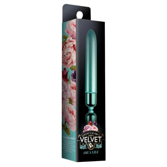 GRO Vibrators Rocks Off Touch of Velvet Bullet Aqua