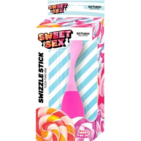 HOTT Products Vibrators Sweet Sex Swizzle Stick Play Vibe in Magenta