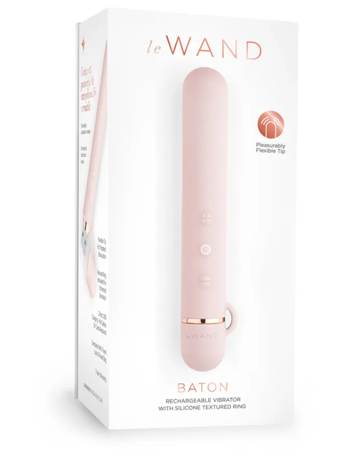 LE WAND Vibrators LE WAND CHROME BATON ROSE GOLD