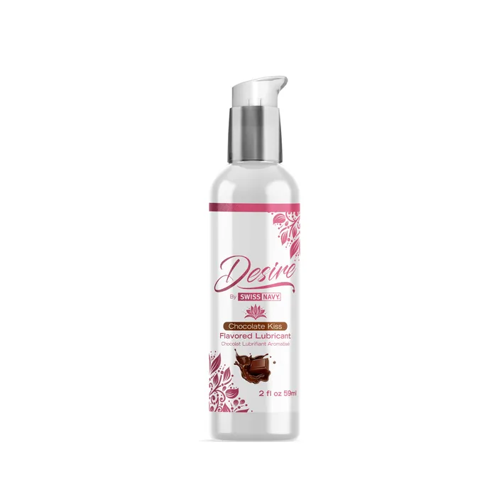 MD Science Lab Vibrators Desire Flavored Lubricant Chocolate Kiss 2 Fl Oz