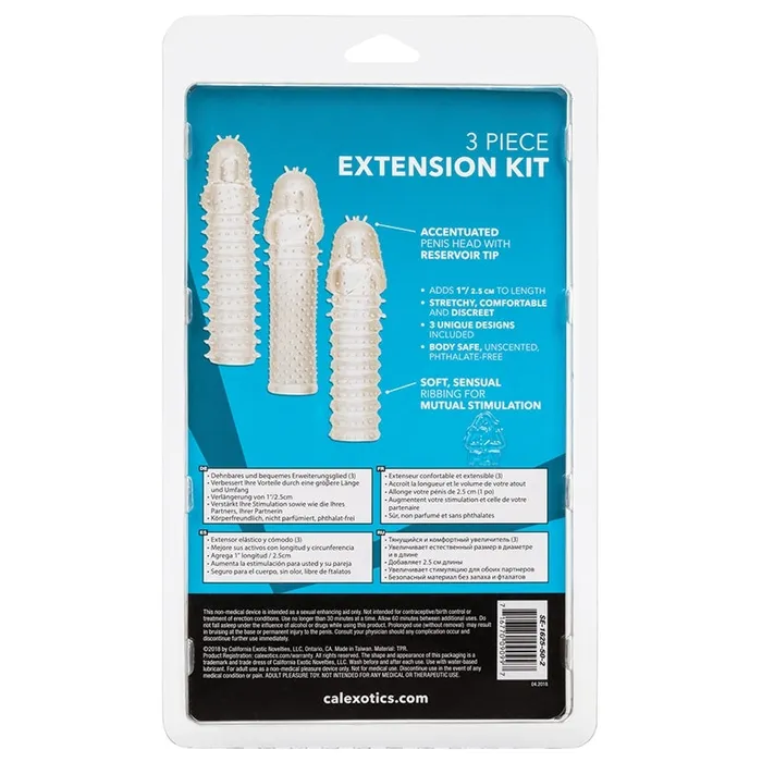 Male Sex Toys CAL EXOTICS 3 Piece Extension Kit