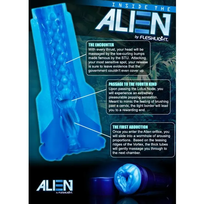 Male Sex Toys Fleshlight Fleshlight Freaks Alien Masturbator Metallic Blue Male Sex Toys Fleshlight Fleshlight Freaks Alien Masturbator Metallic Blue