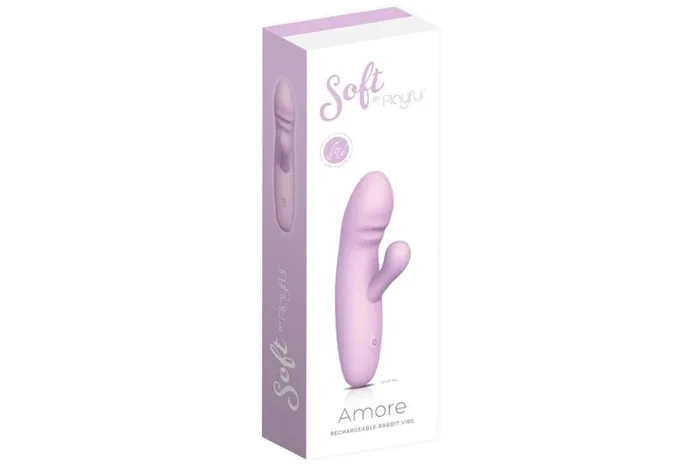 Playful Female Sex Toys Soft by Playful Amore Rechargeable Rabbit Vibrator