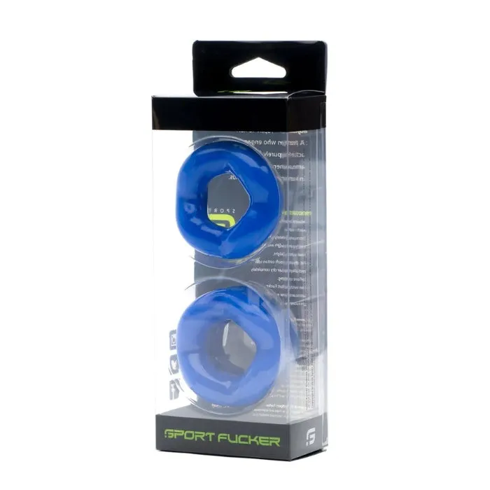 Revolution Cock Ring Combo Set Blue DUS Male Sex Toys