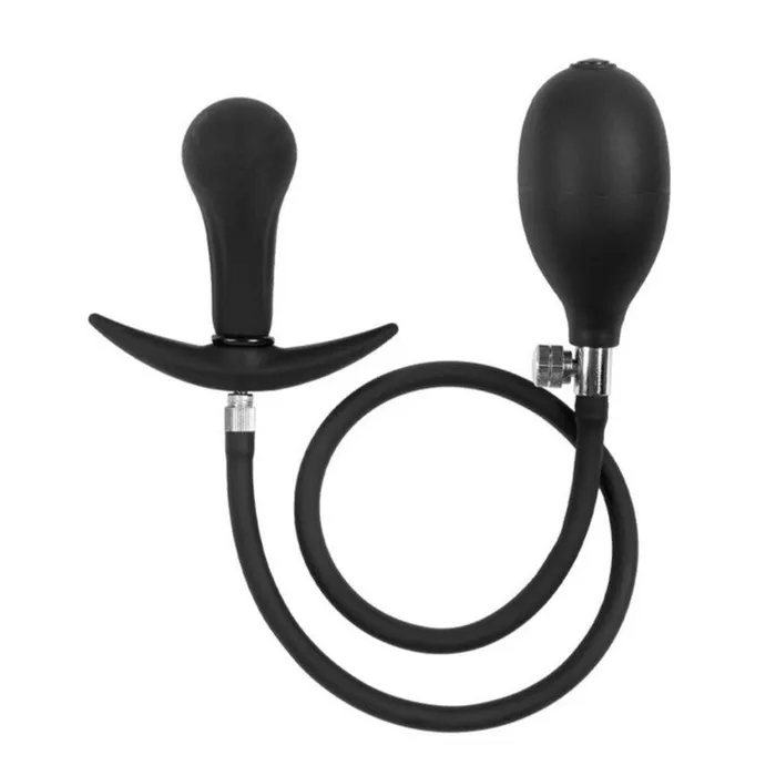 Rimba Bondage Play Inflatable Anal Plug With Balloon And Pump Rimba Male Sex Toys Rimba Bondage Play Inflatable Anal Plug With Balloon And Pump Rimba Male Sex Toys