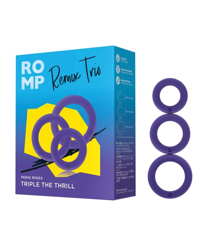 Romp Dildos Romp Remix Trio Tripple The Thrill