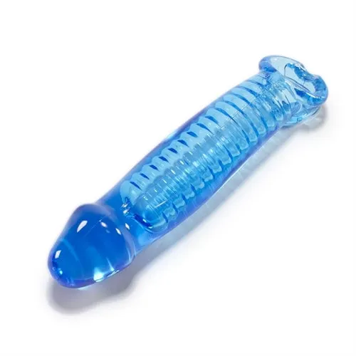 Sale Vibrators Muscle Smooth Cocksheath Atomic Jock Ice Blue