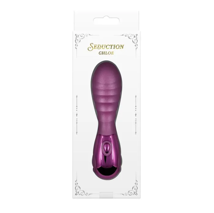 Seduction Chloe Rippled Vibrator Metallic Pink NS Novelties Vibrators Seduction Chloe Rippled Vibrator Metallic Pink NS Novelties Vibrators