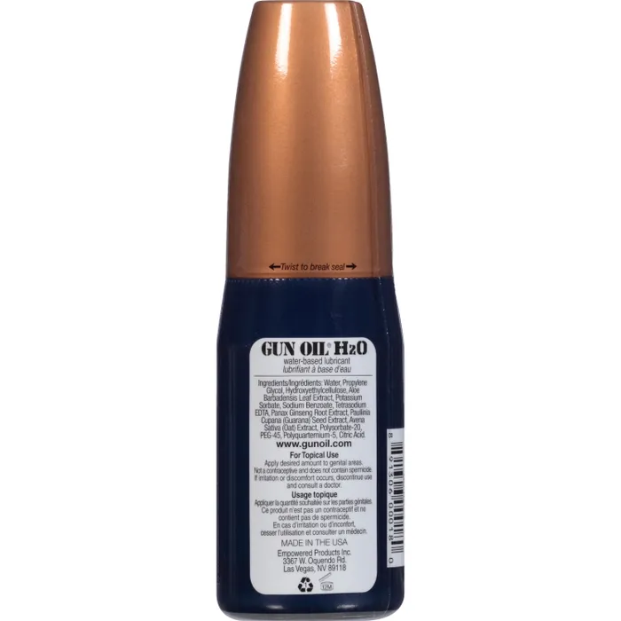 Sexual Health Wellbeing Gun Oil H2O WaterBased Lubricant 120ml Empowered Products Sexual Health Wellbeing Gun Oil H2O WaterBased Lubricant 120ml Empowered Products