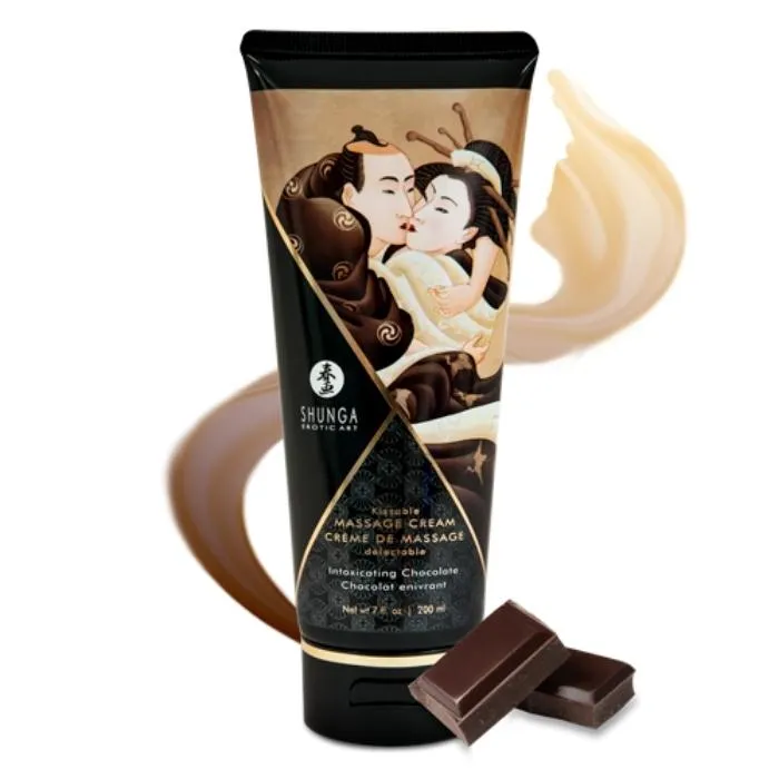 Shunga Edible Massage Cream Intoxicating Chocolate 200ml HOL Couples