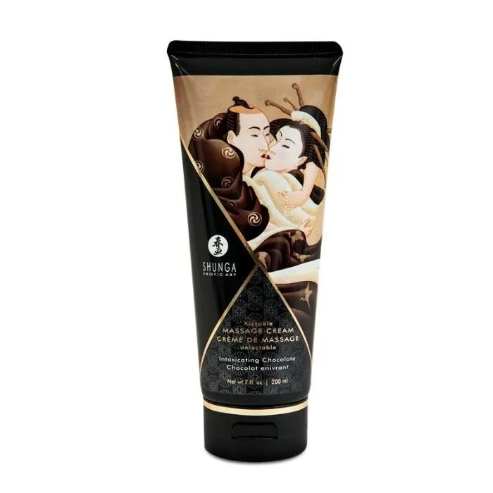 Shunga Edible Massage Cream Intoxicating Chocolate 200ml HOL Couples Shunga Edible Massage Cream Intoxicating Chocolate 200ml HOL Couples