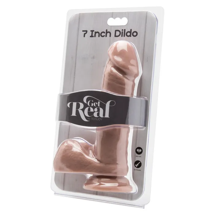 ToyJoy ToyJoy Get Real 7 Inch Dong With Balls Flesh Pink Dildos ToyJoy ToyJoy Get Real 7 Inch Dong With Balls Flesh Pink Dildos