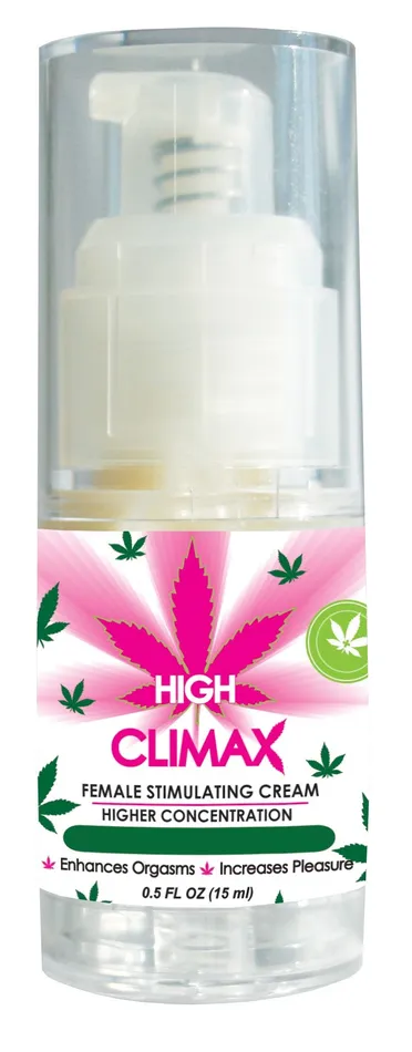 Vibrators High Climax Female Stimulating Cream 05 Fl Oz 15 ml Body Action