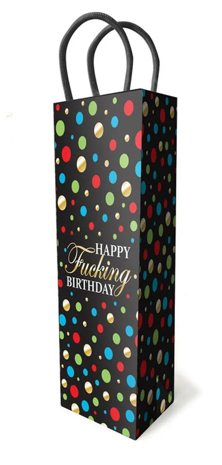 Vibrators Little Genie Happy Fucking Birthday Gift Bag