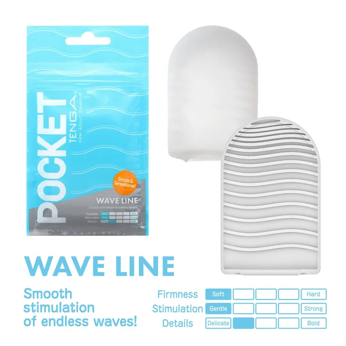 Vibrators Pocket Tenga Wave Line TENGA