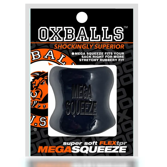 Anal Oxballs Mega Squeeze Ergofit Ballstretcher Black