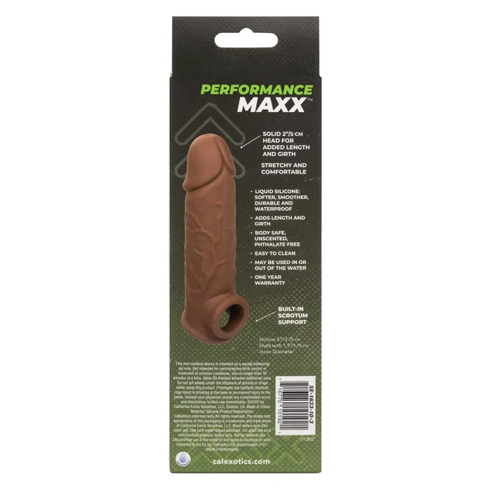 CalExotics Performance Maxx LifeLike Extension 7 Inch Brown Anal CalExotics Performance Maxx LifeLike Extension 7 Inch Brown Anal